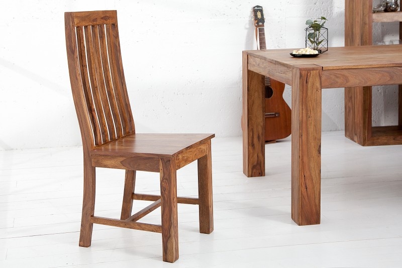 Krzesło z drewna sheesham